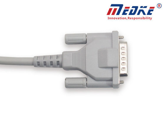 Gold Plated Non Detachable 2.2M Schiller Cs200 Ecg Lead Wires